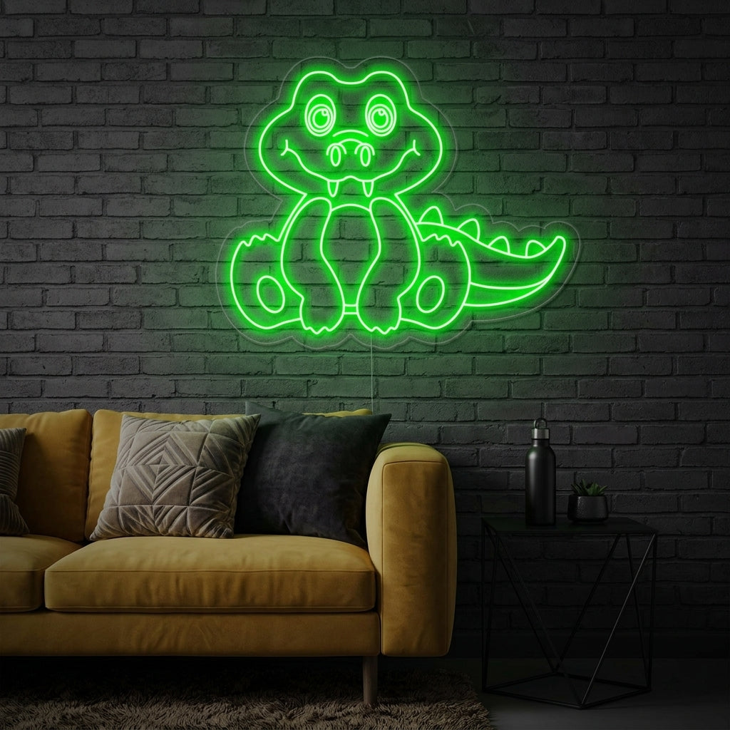 "Alligator" Neon Sign