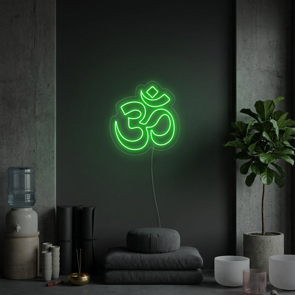 "Om Yoga, Yoga Decor, Yoga Wall Art" Neon Sign