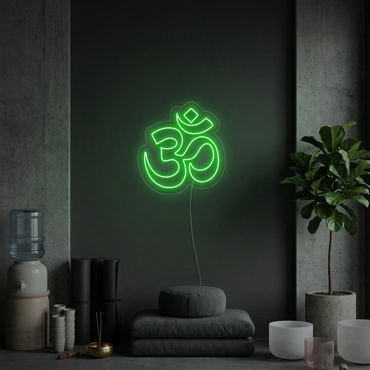 "Om Yoga, Yoga Decor, Yoga Wall Art" Neon Sign