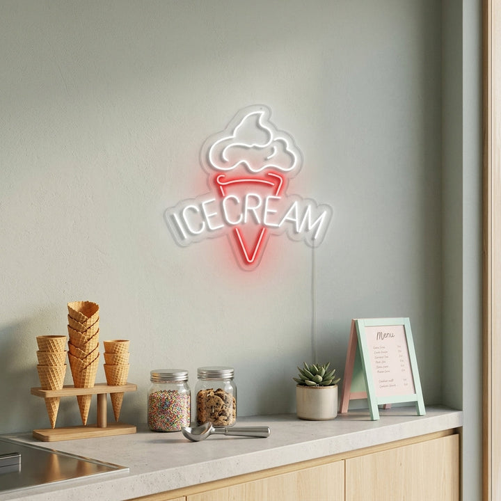 "Ice Cream" Neon Sign