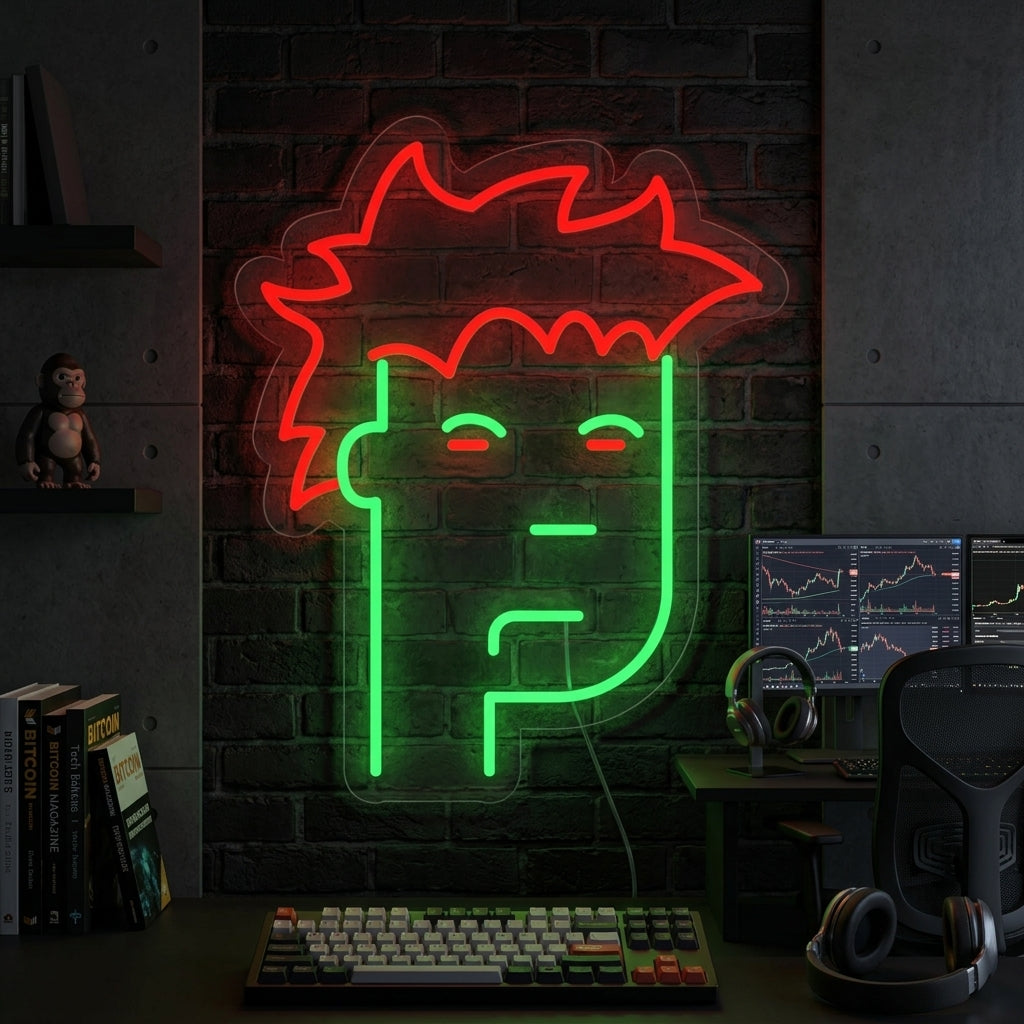 "NFT Monkey" Neon Sign