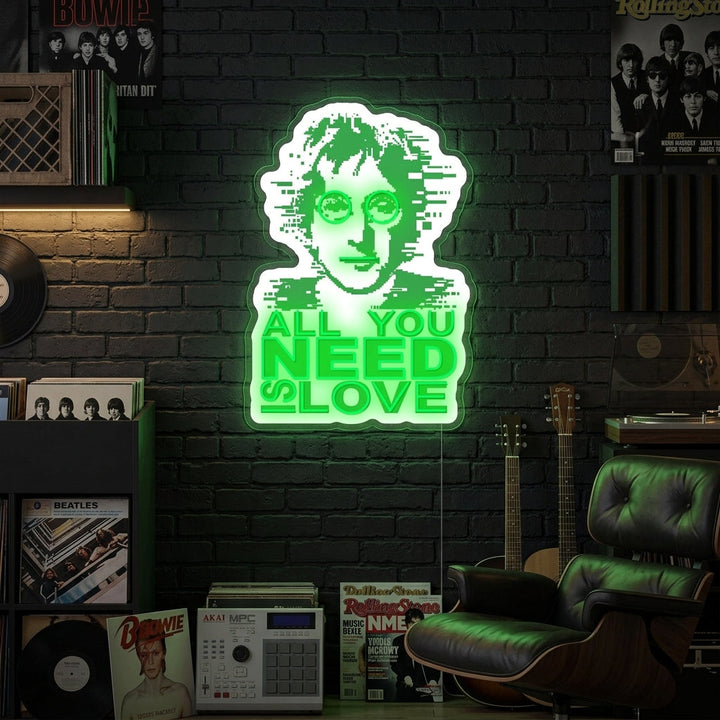 "All You Need Is Love" Neon Sign