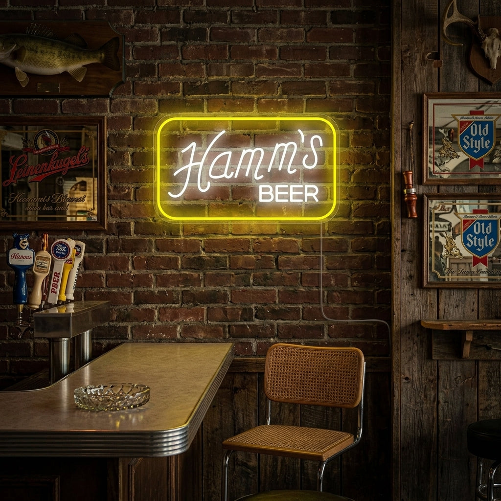 "Hamms Beer" Neon Sign