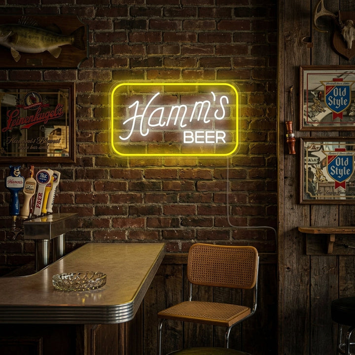 "Hamms Beer" Neon Sign
