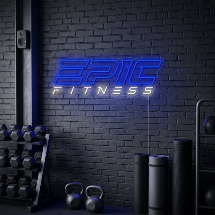 "Epic Fitness" Neon Sign