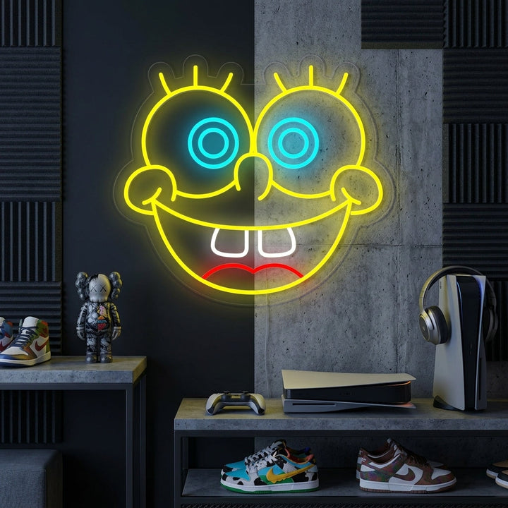 "Bob Cartoon" Neon Sign