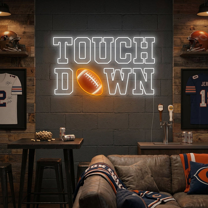 "Touchdown" Neon Sign
