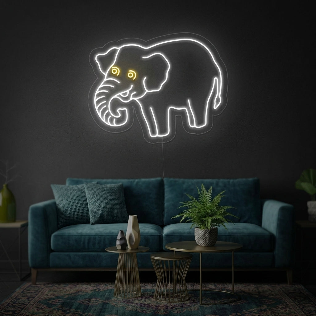 "Elephant" Neon Sign