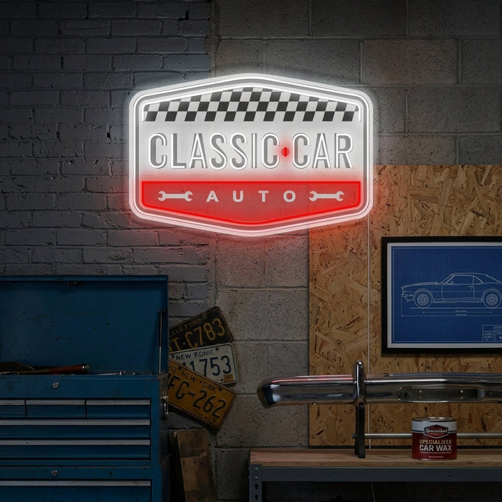 "Classic Car" Neon Sign