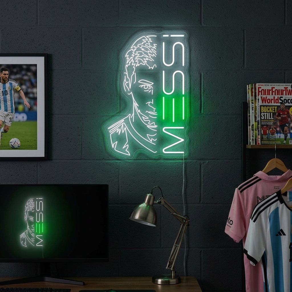 "Messi" Neon Sign