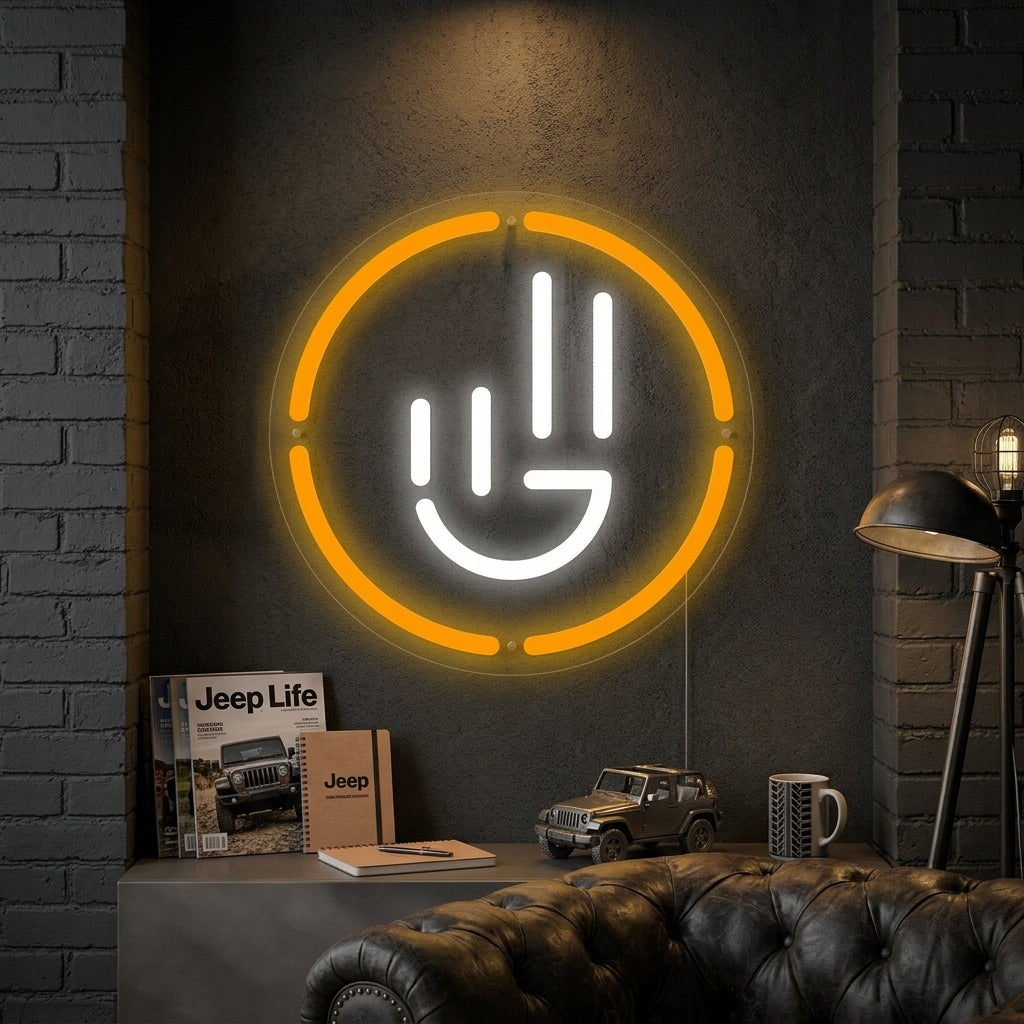 "jeep wave customer care program" Neon Sign