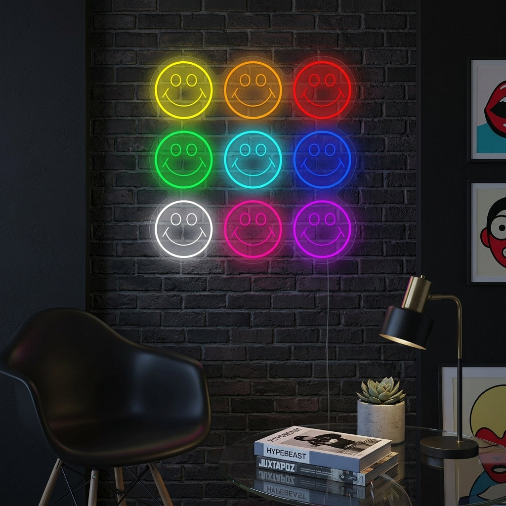 "Smile" Neon Sign