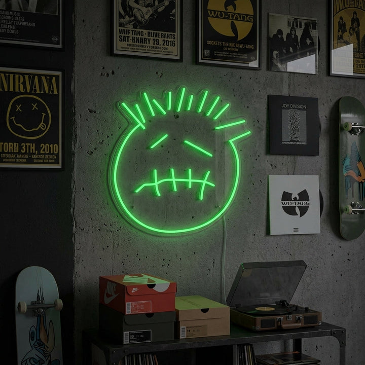 "Cactus Jack Face" Neon Sign