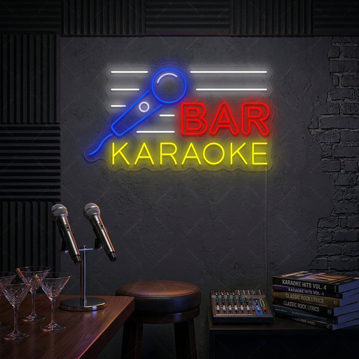 "Karaoke Bar" Neon Sign