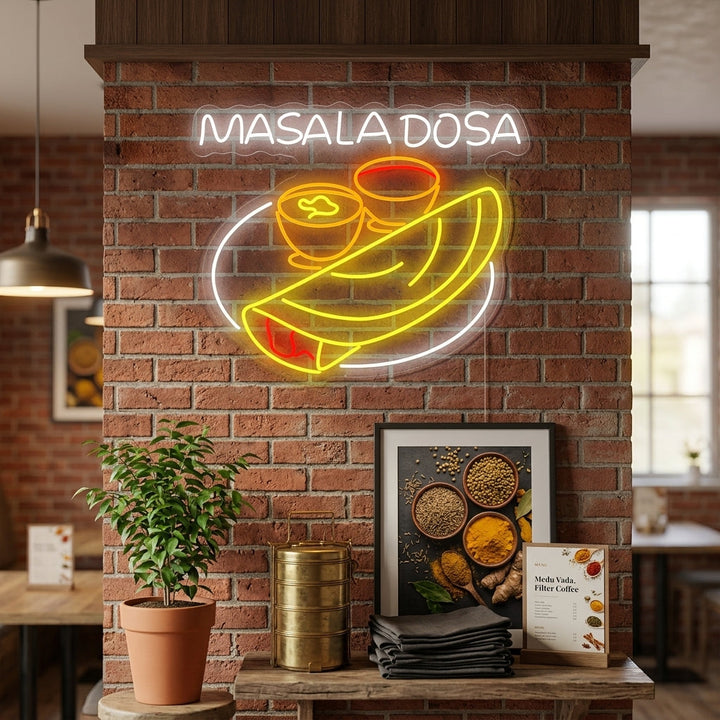 "Masala Dosa" Neon Sign