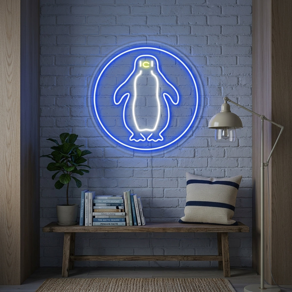 "penguin" Neon Sign