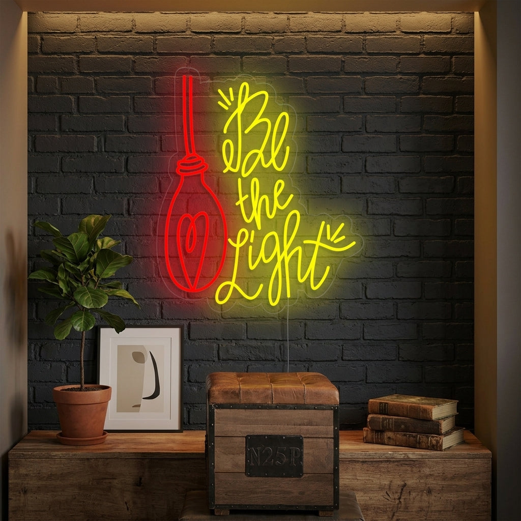 "Be the Light" Neon Sign