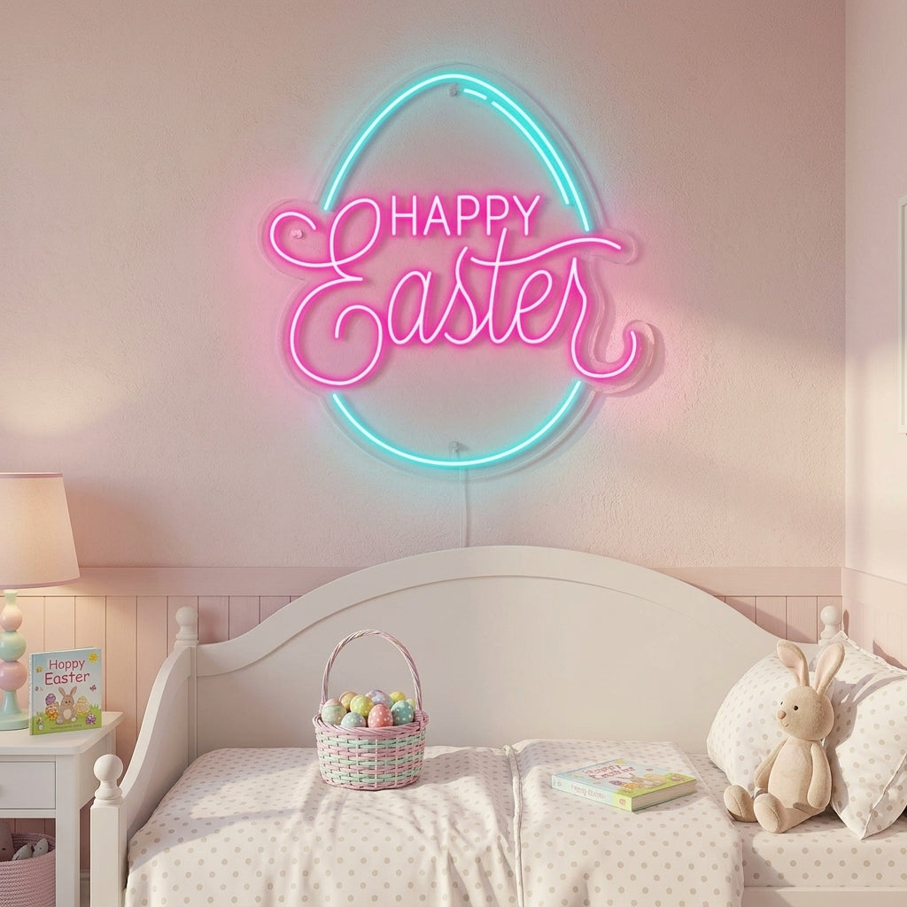"Happy Easter Egg" Neon Sign