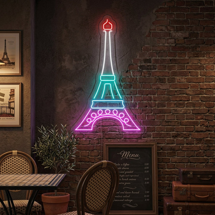 "Eiffel Tower" Neon Sign