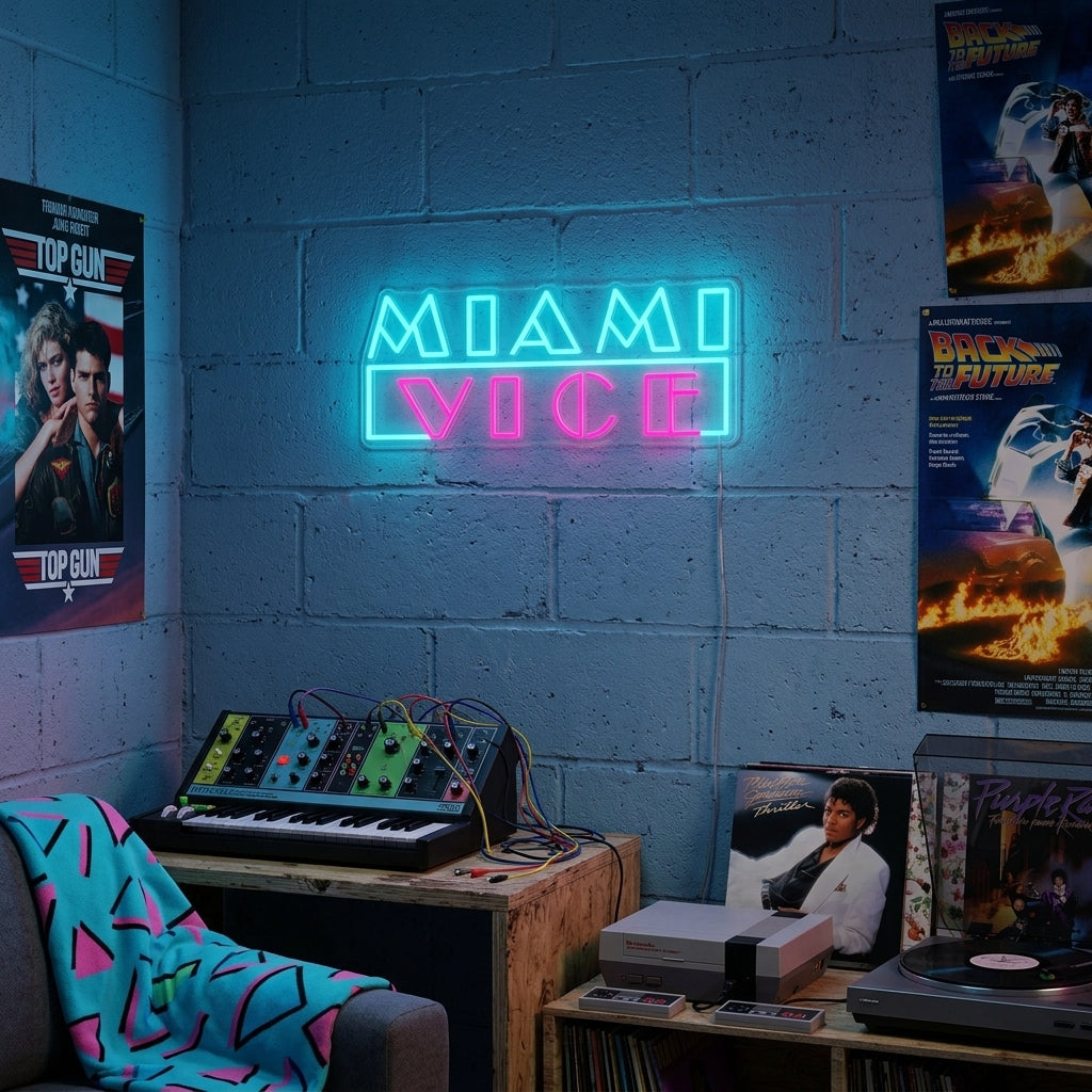 "Miami Vice" Neon Sign