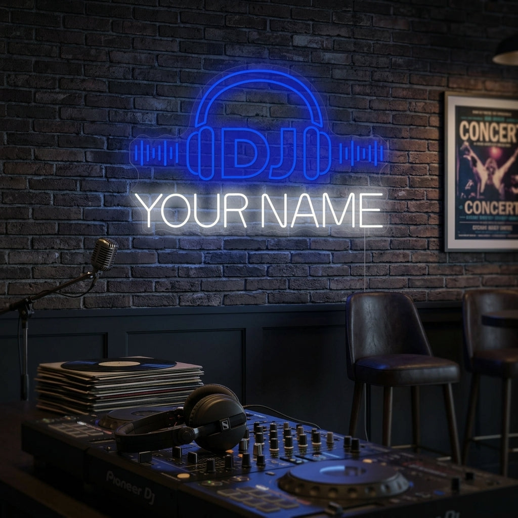 "Custom Dj Logo" Neon Sign