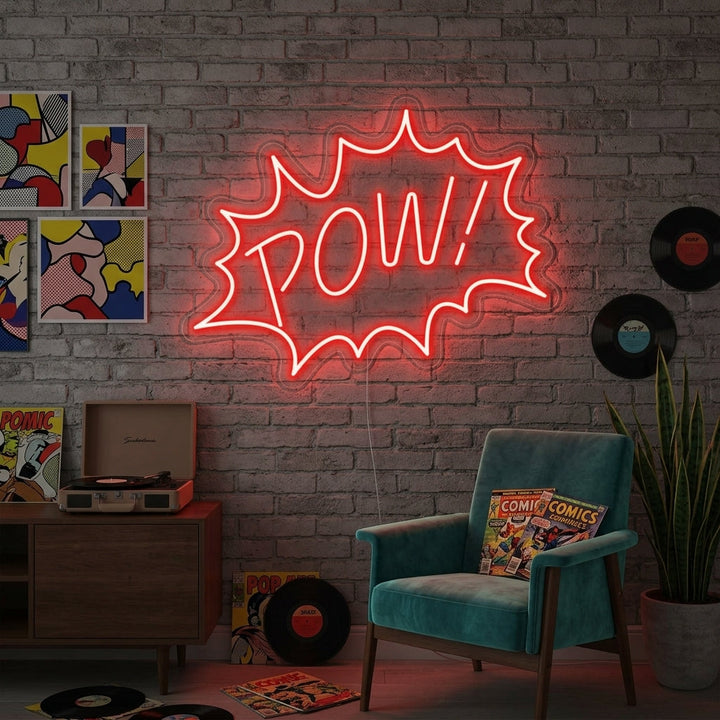 "Pow" Neon Sign
