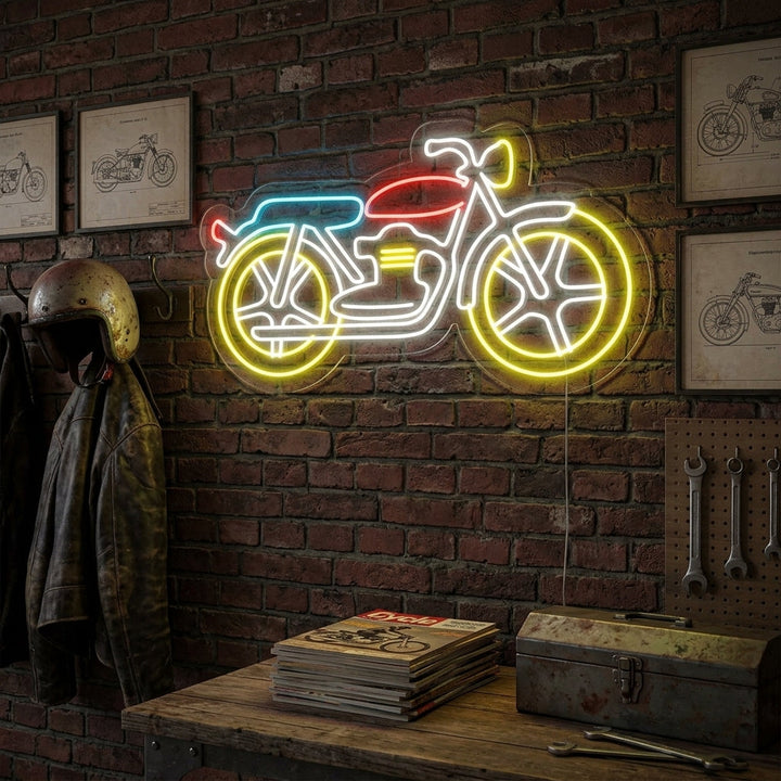 "Motorcycle" Neon Sign