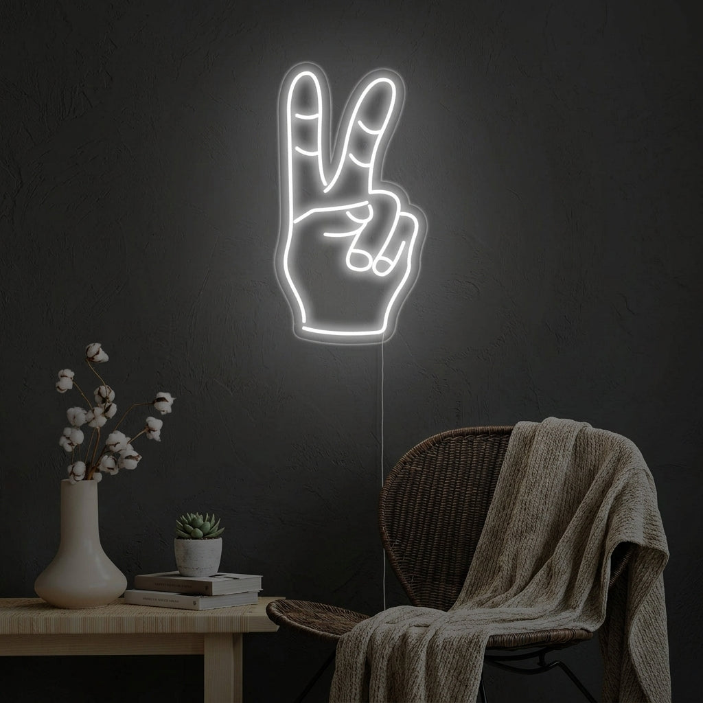 "Peace" Neon Sign