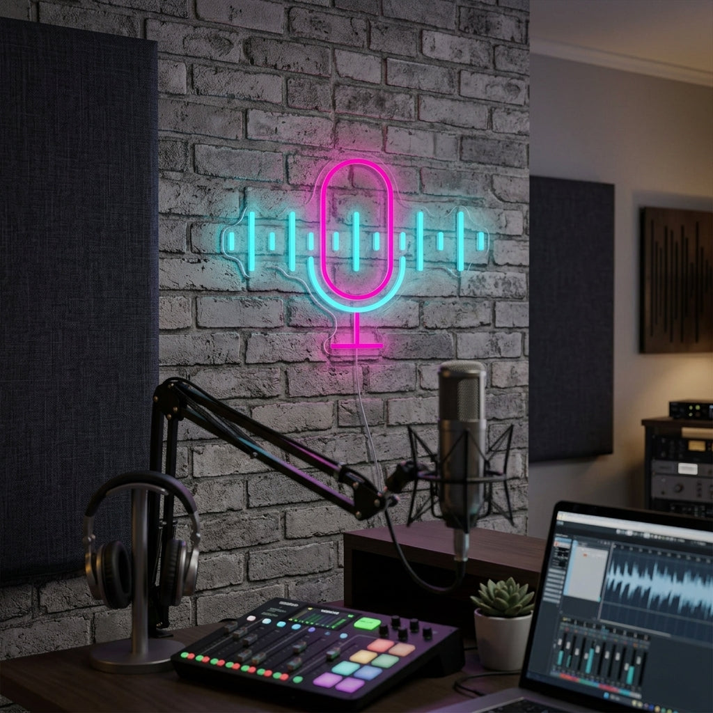 "Podcast" Neon Sign