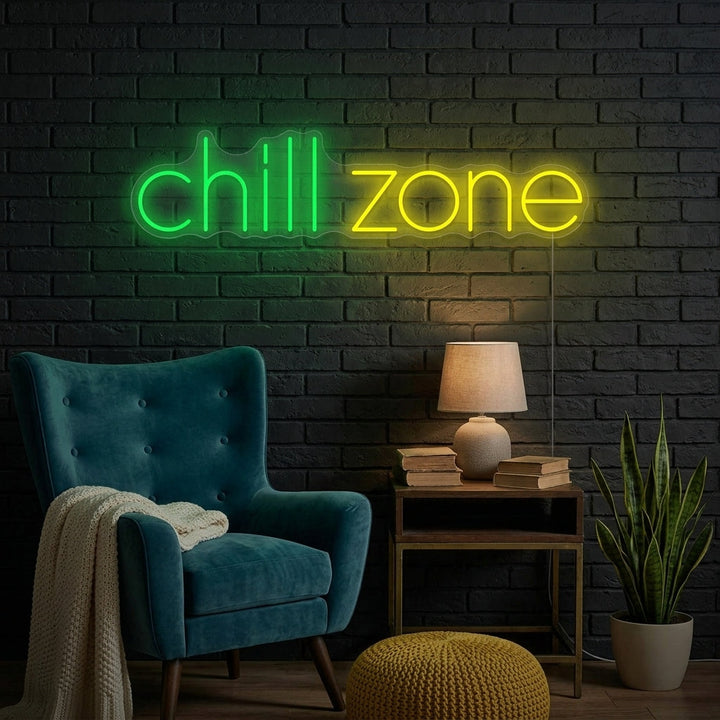 "Chill Zone" Neon Sign