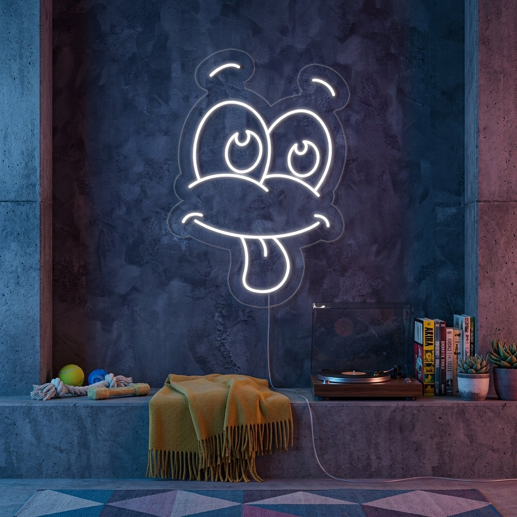 "Silly Dog" Neon Sign