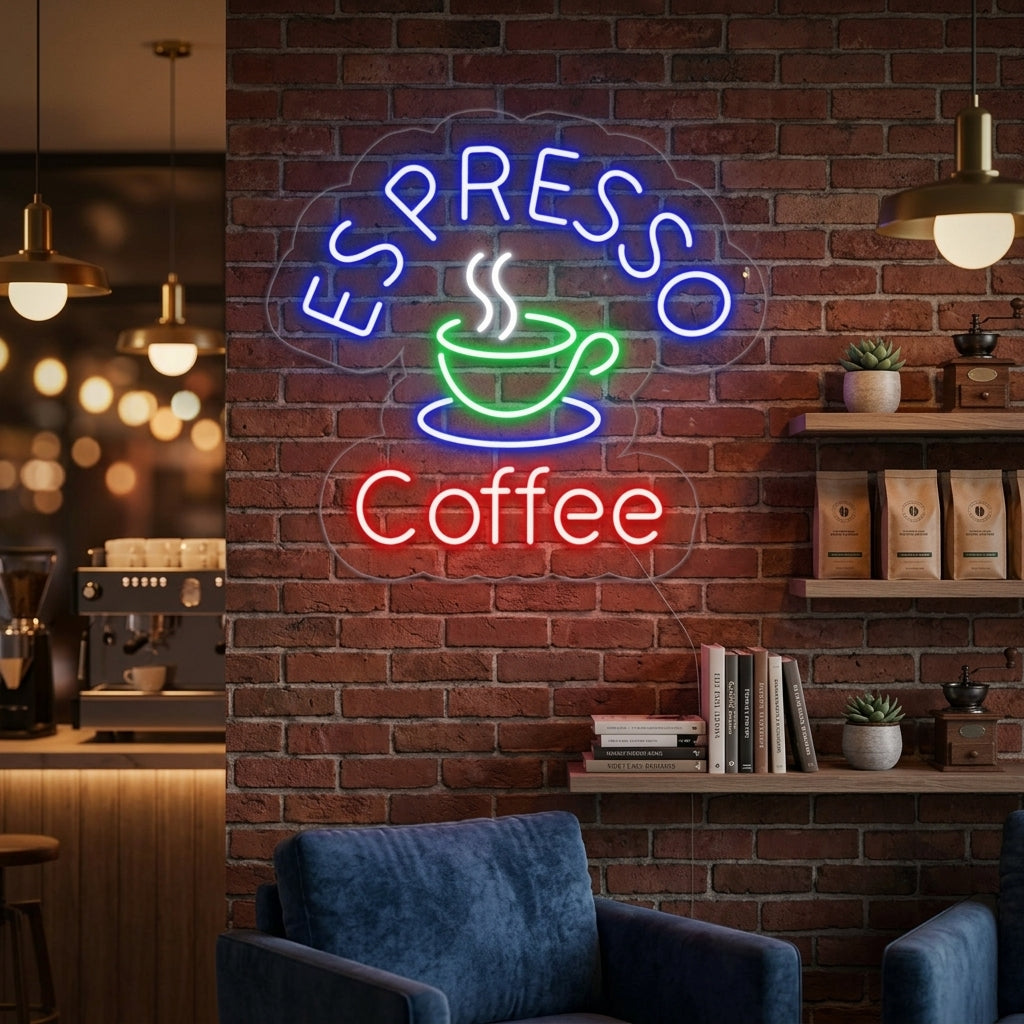 "Espresso Coffee" Neon Sign