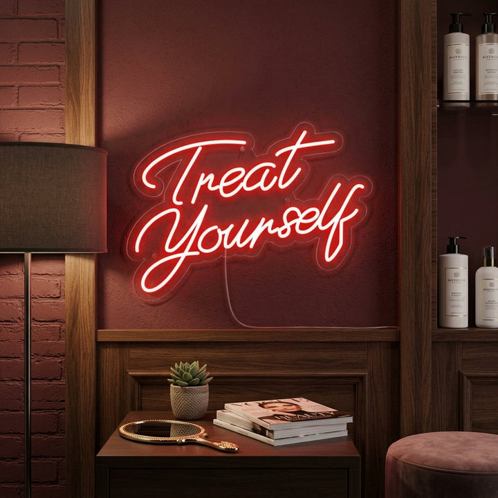 "Treat Yourself" Neon Sign
