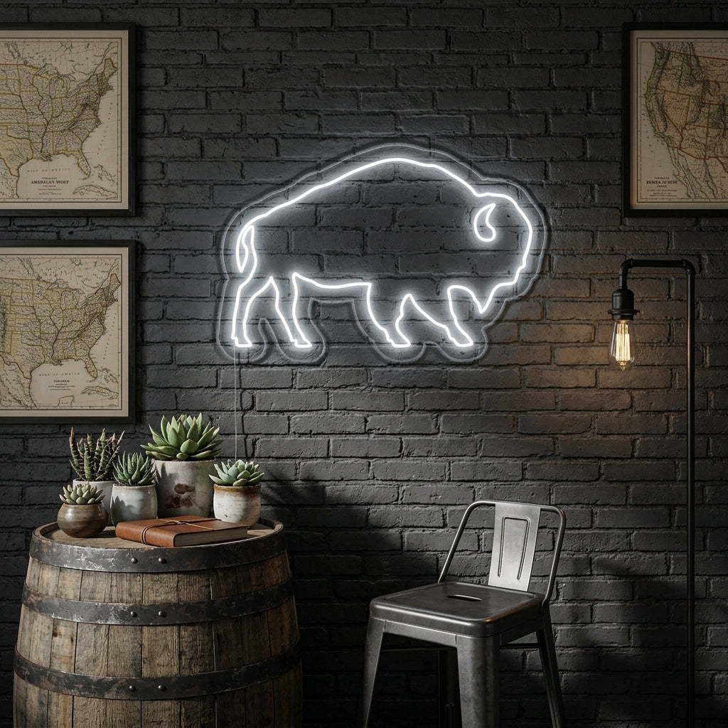 "Buffalo" Neon Sign