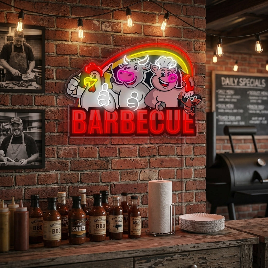 "Barbecue" Neon Sign