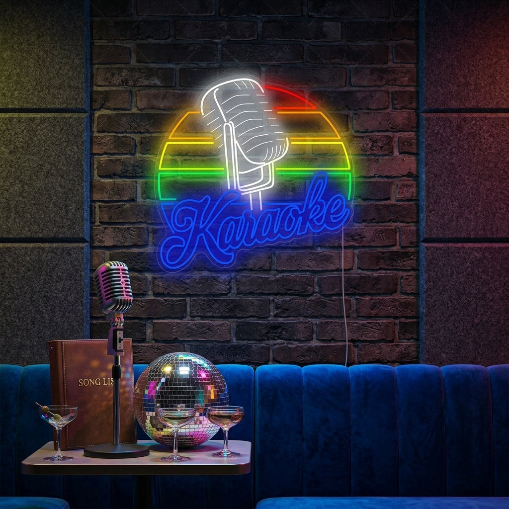 "Karaoke" Neon Sign