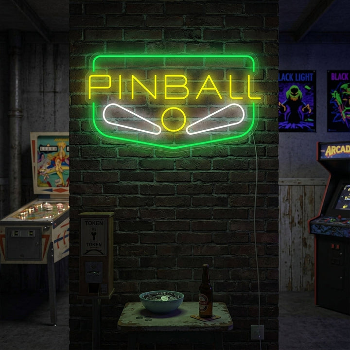 "Pinball" Neon Sign