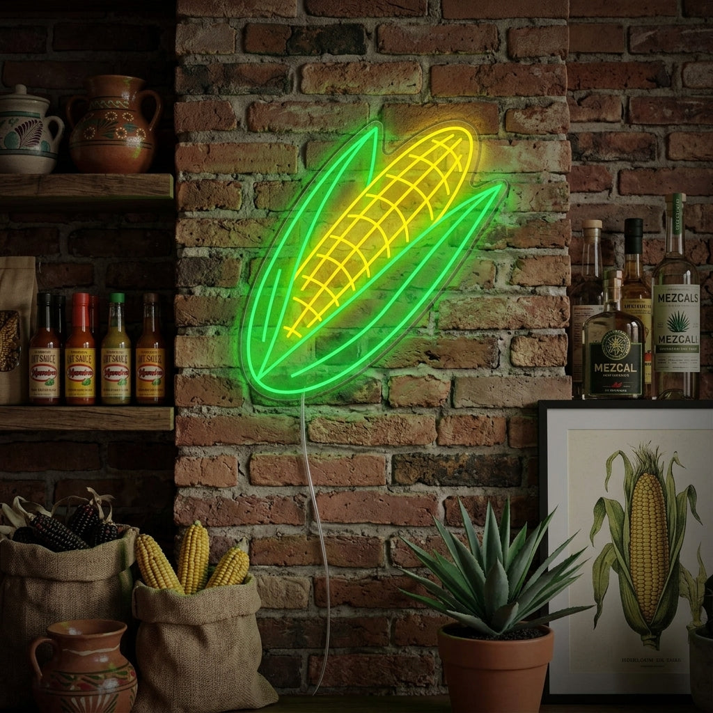 "Corn" Neon Sign