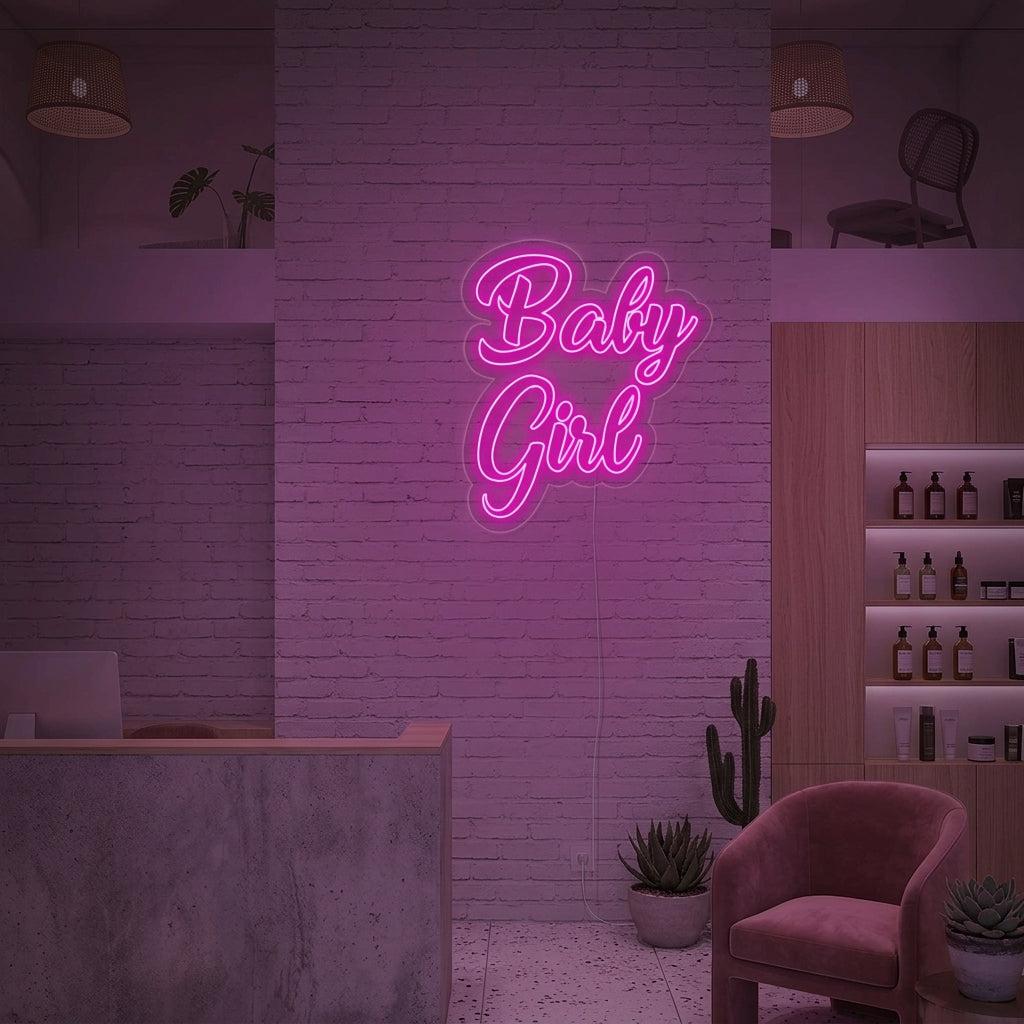 "Baby Girl" Neon Sign