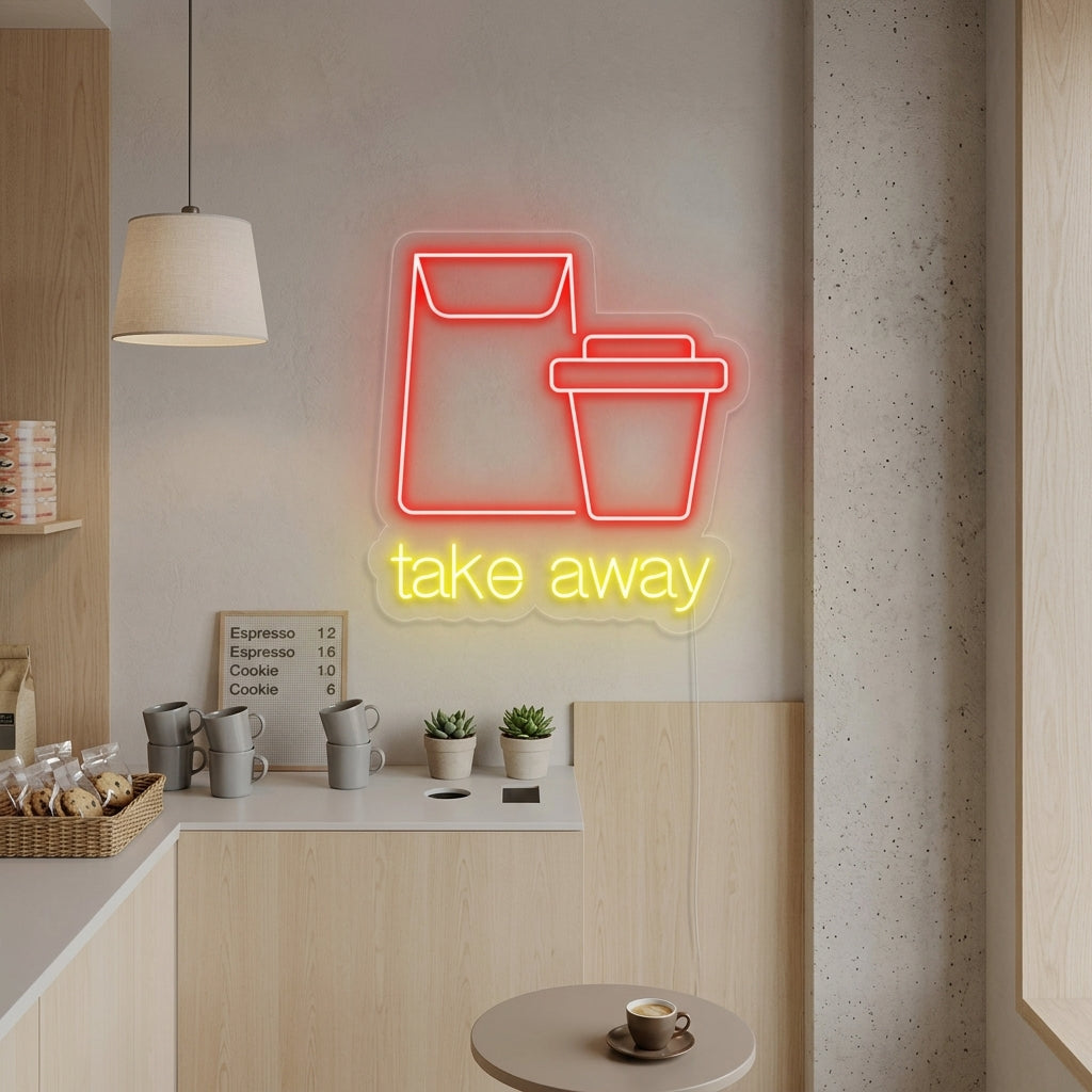 "Take Away" Neon Sign