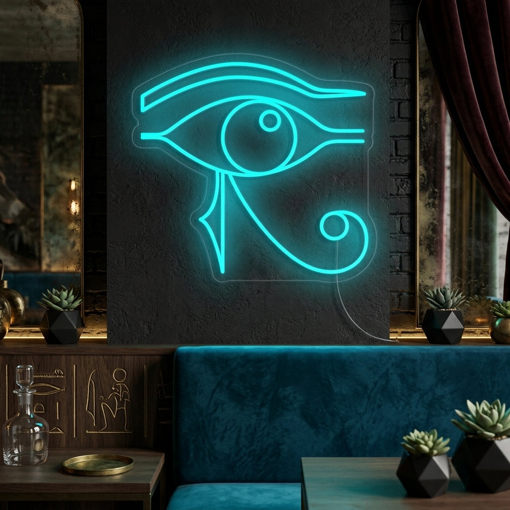 "Egypt Eye of Horus" Neon Sign