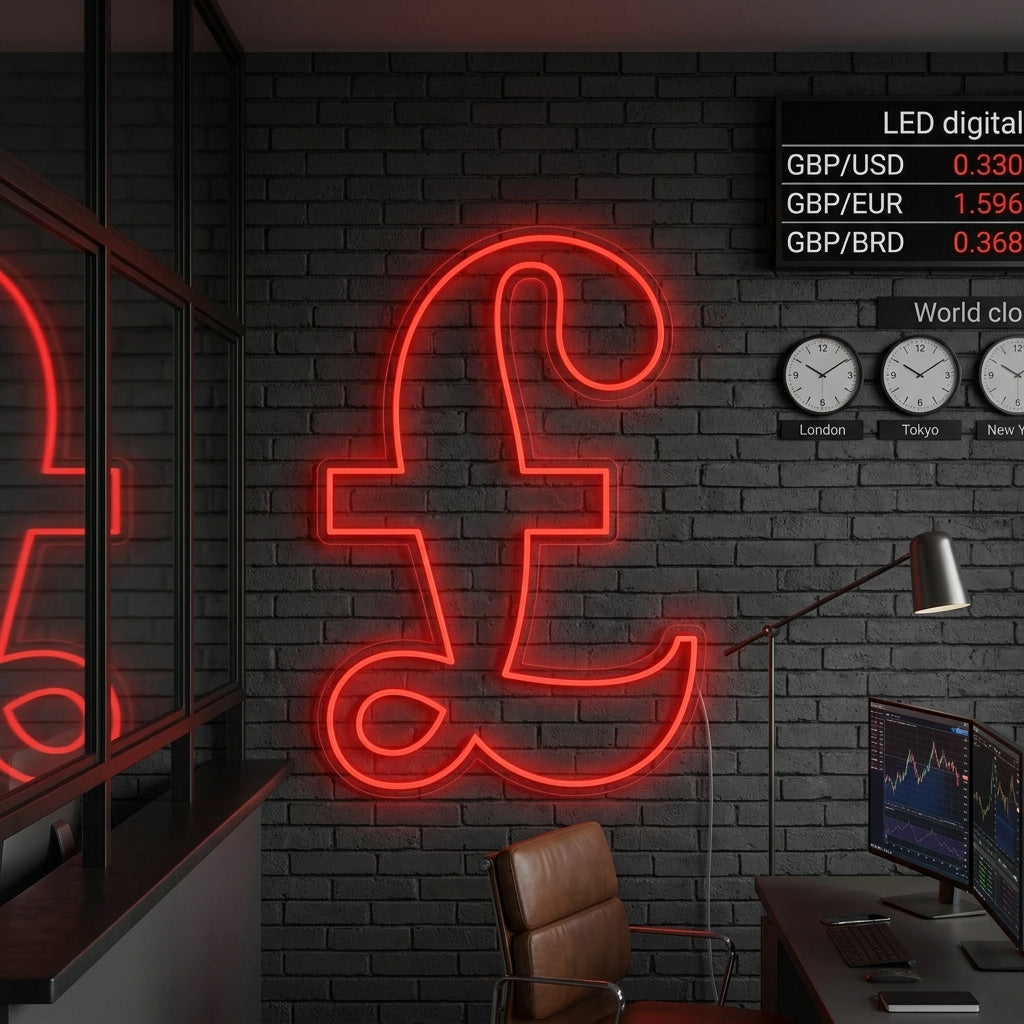 "Pound Symbol" Neon Sign
