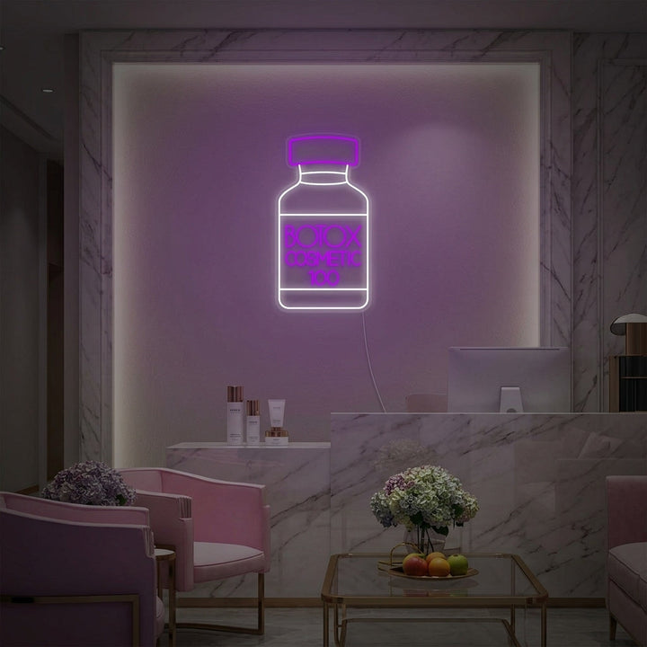 "Botox Cosmetic Shop Skin Care Center" Neon Sign