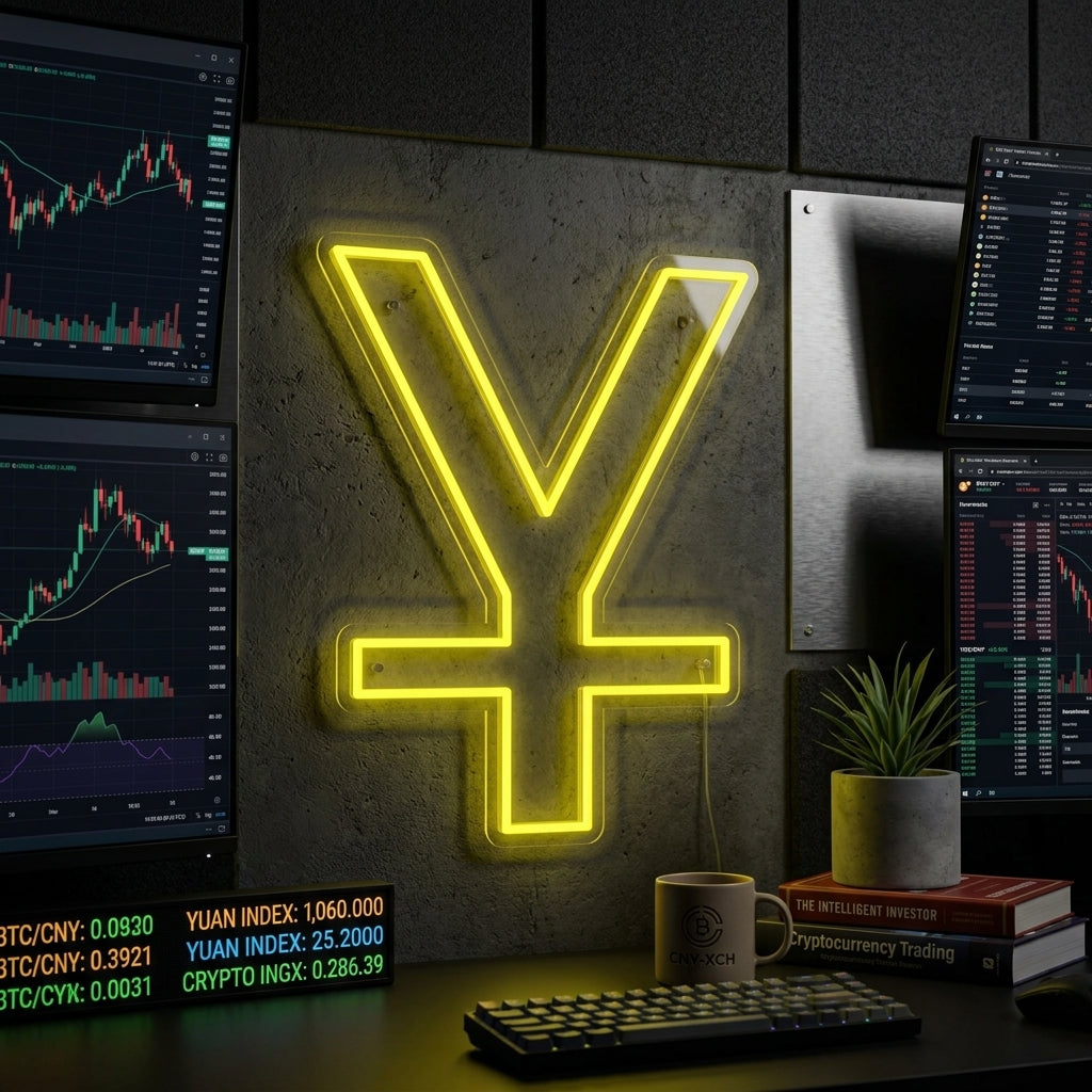 "Chinese Yuan" Neon Sign