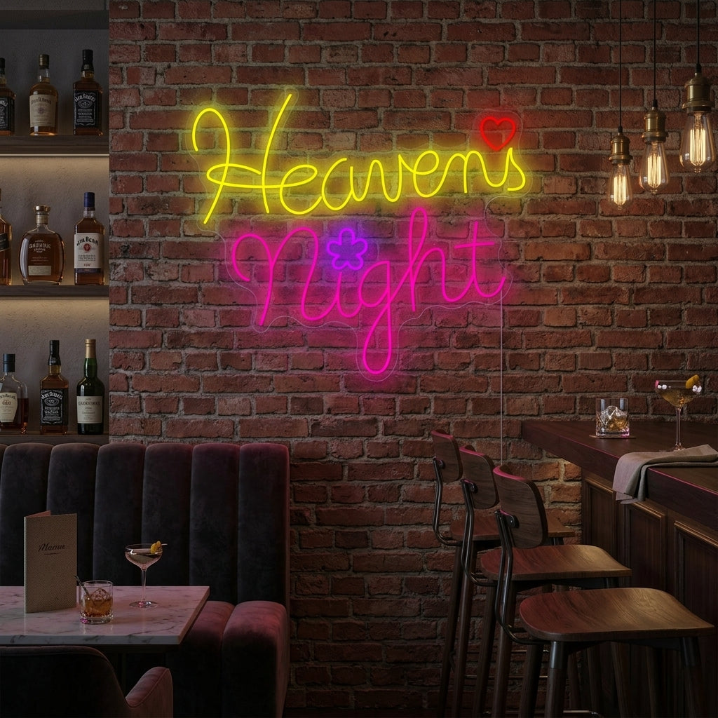 "Heavens Night" Neon Sign