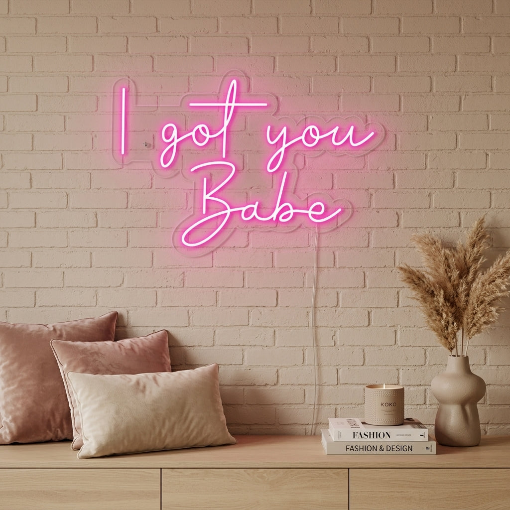 "I Got You Babe" Neon Sign