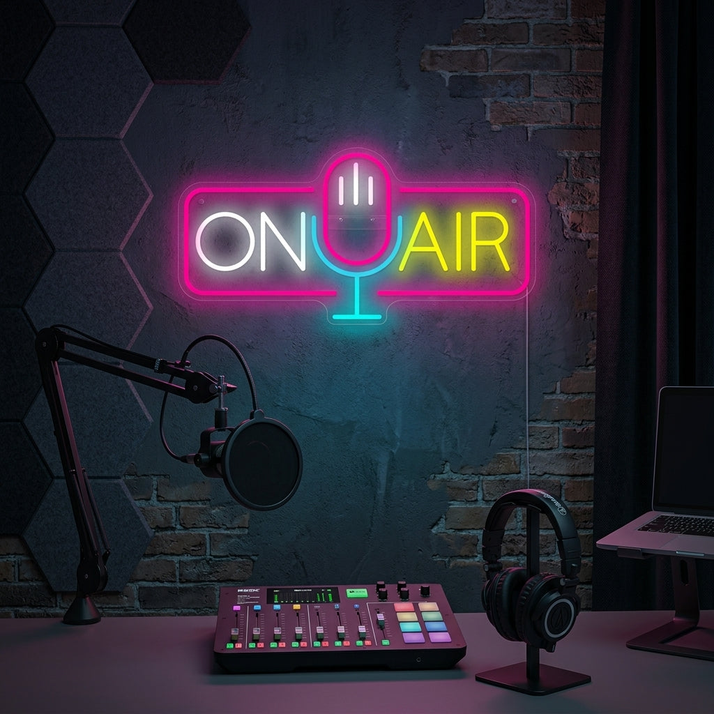 "On Air" Neon Sign