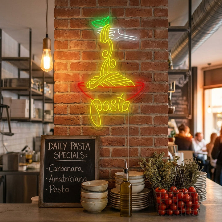 "Italian Pasta" Neon Sign