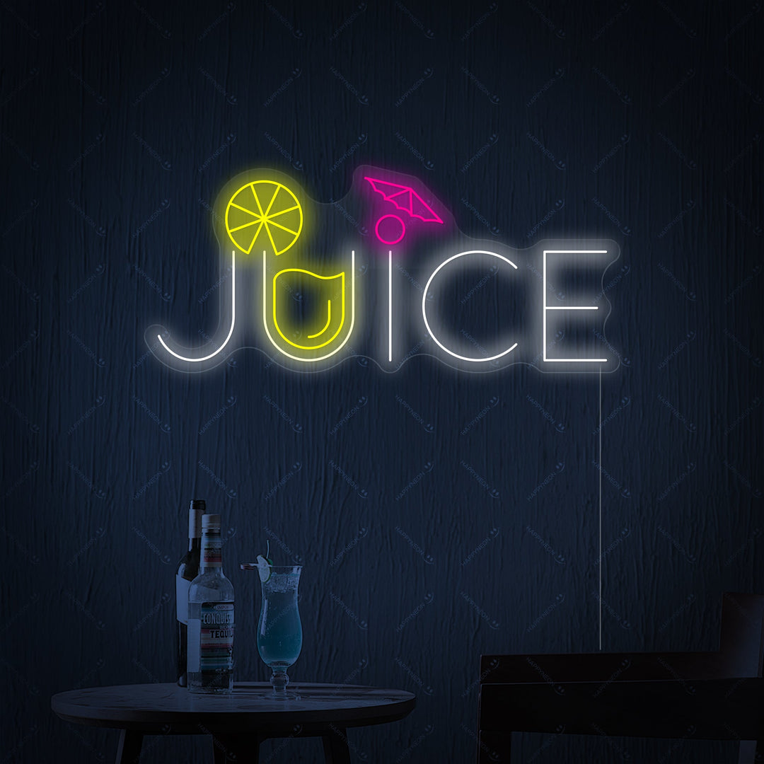 "Juice" Neon Sign