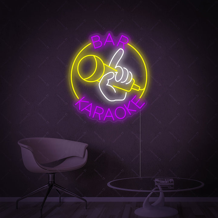 "Karaoke Bar" Neon Sign